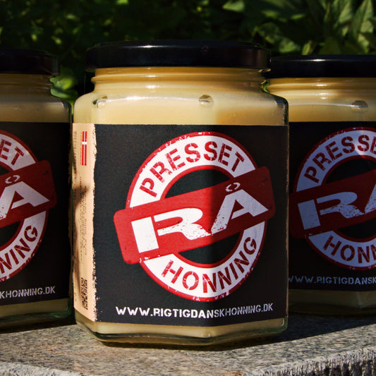 Presset RÅ honning, sommer, 500 g.