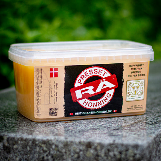 Presset RÅ honning, sommer, 2 kg.